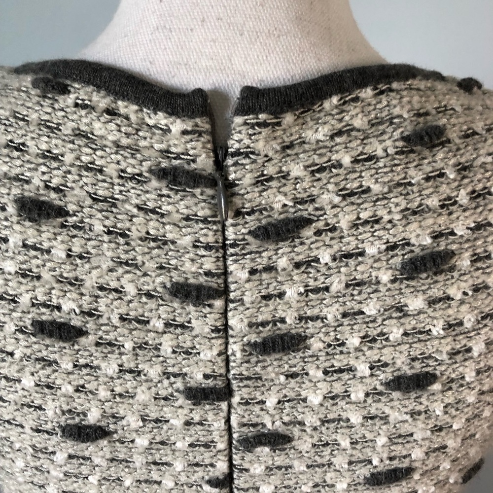 STIZZOLI | Tweed Sleeveless Midi Sheath Dress Sz M - Picture 6 of 7